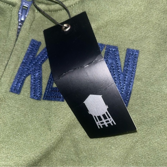 NWT Brooklyn Industries hooded appliqué spellout sweatshirt kids Rare 5-6 yrs - Picture 5 of 7